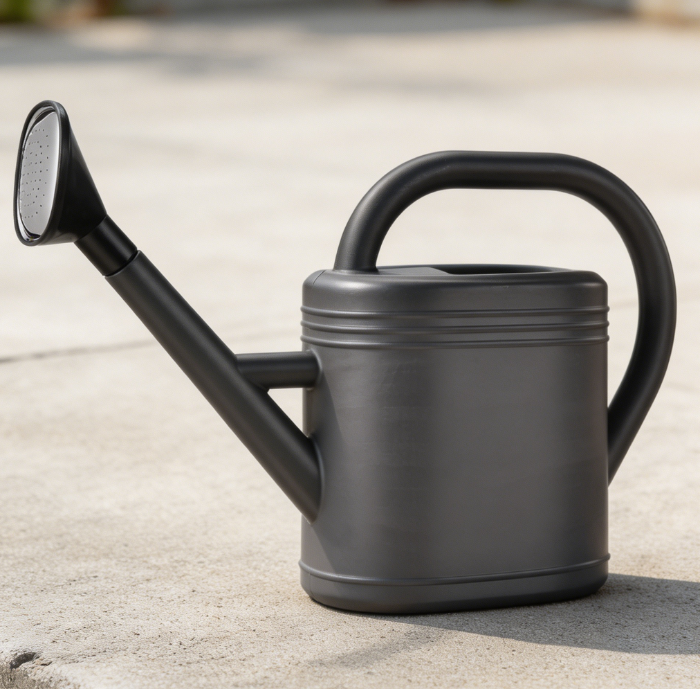 Grey 1-Gallon Watering Can Long Spout Sprinkler Head - Image 2