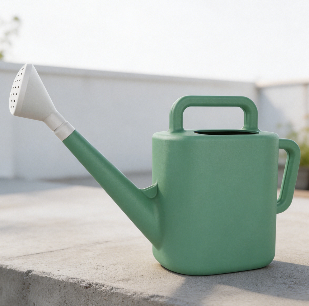 Green 2-Gallon Resin Leakproof Watering Can